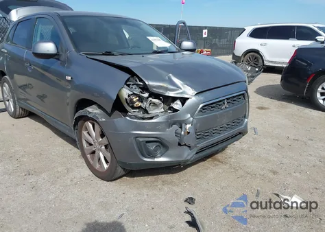 2014 Mitsubishi Outlander Sport Es из США, поврежденный, VIN 4A4AP3AU0EE007181